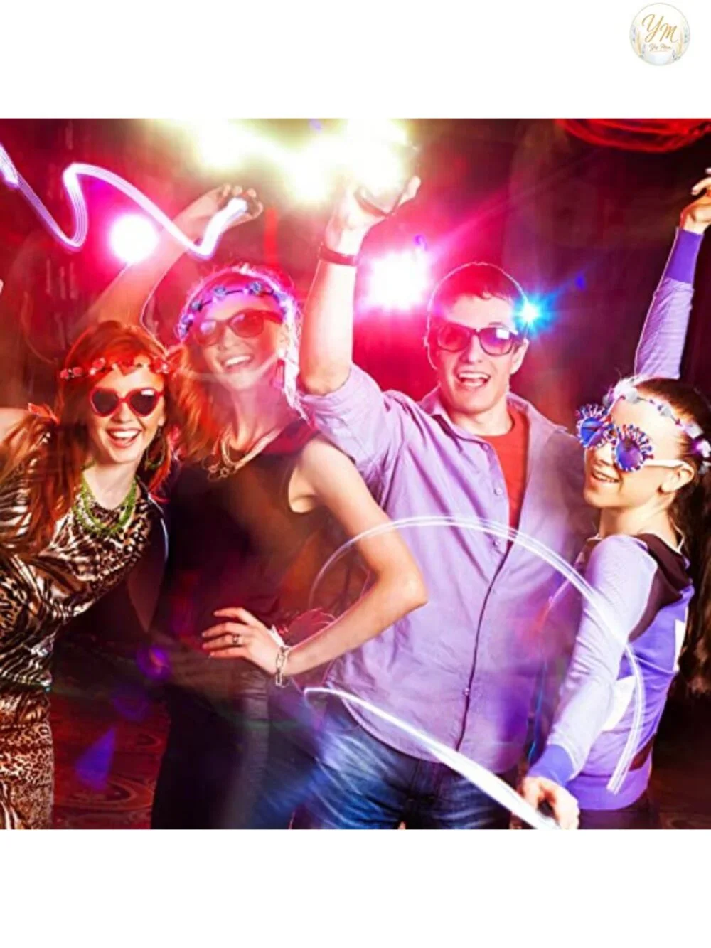 50 LED Flower Crowns Light Up Headbands Hair Accessories for Women Cosplay